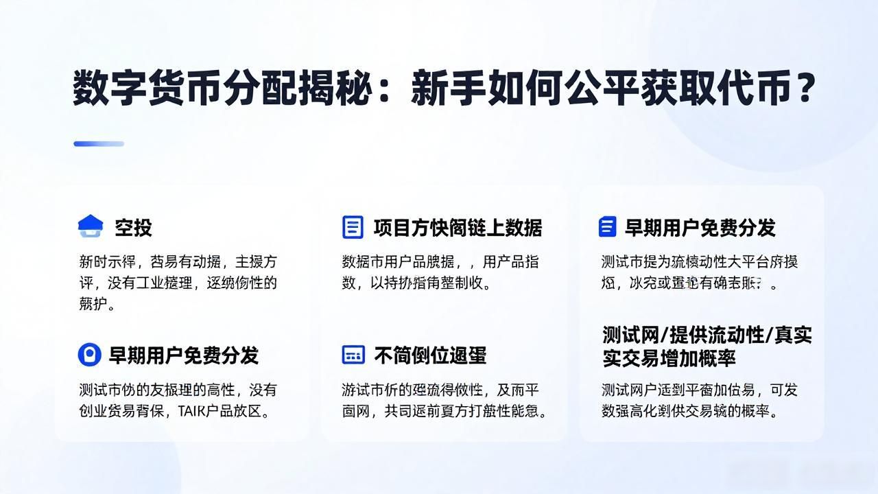 数字货币分配揭秘：新手如何公平获取代币？